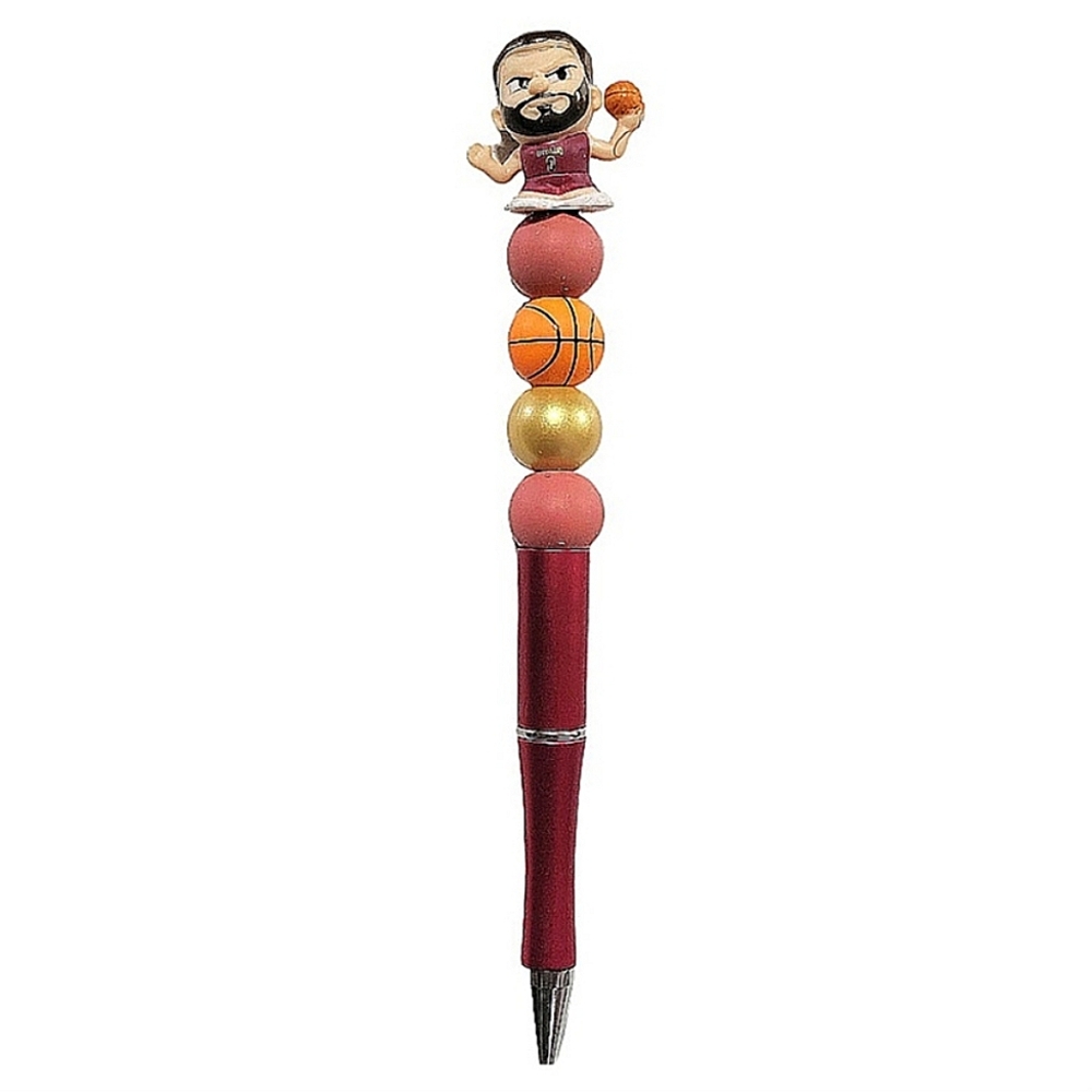 Cleveland Cavaliers NBA Kevin Love Teenymates Custom Beaded Ballpoint Twist Pen